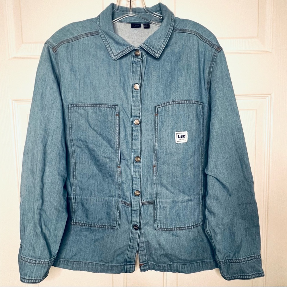 Blue Denim LEE Sz L 100% Cotton  Jacket